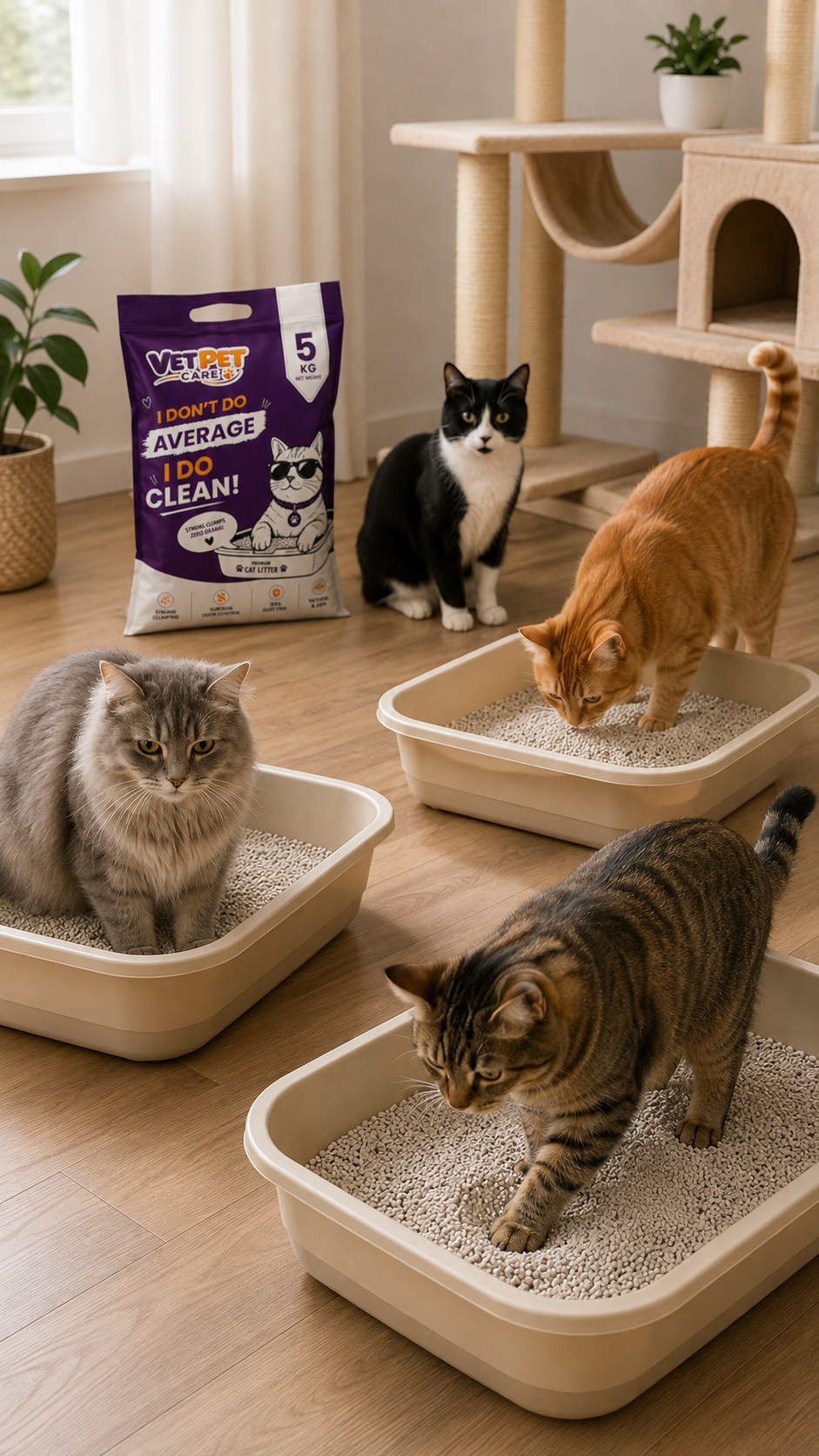 VetPet Care Multicat household trial
